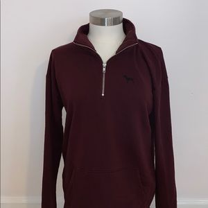 VS Pink half zip